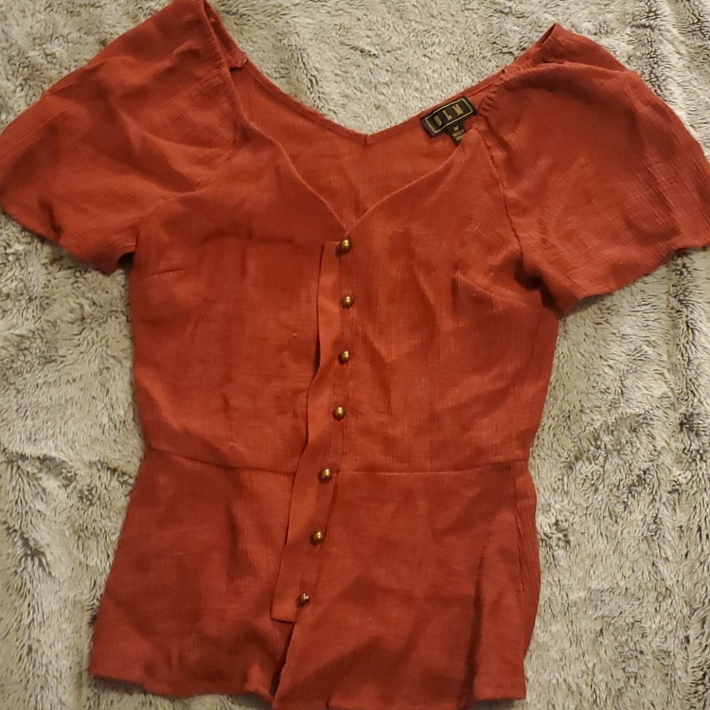 Peplum style top